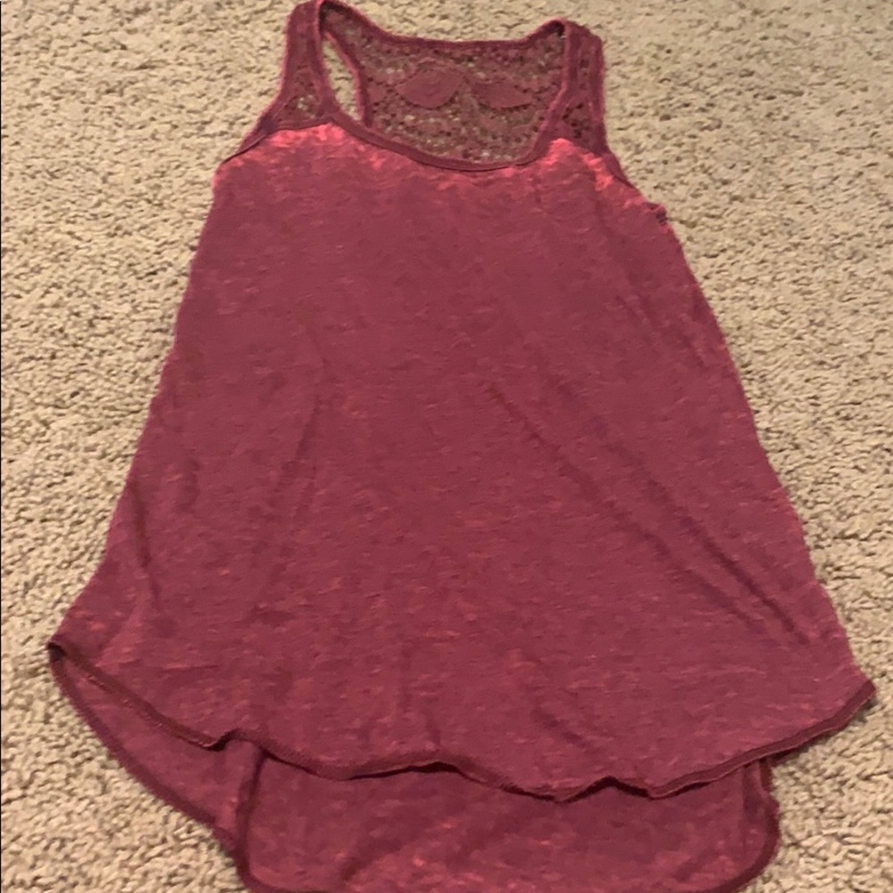 Lace back Tank Top